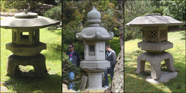 Stone Lanterns at the Japanese Garden in SF 