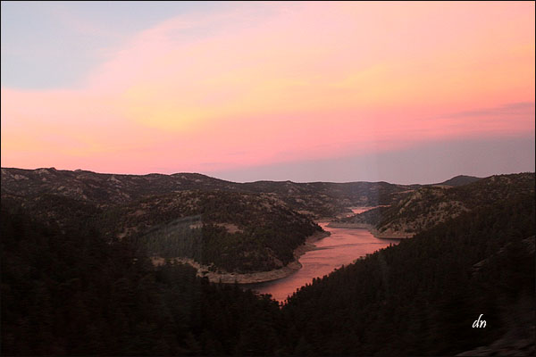 Gross Reservoir - where the city of Denver gets its water from.