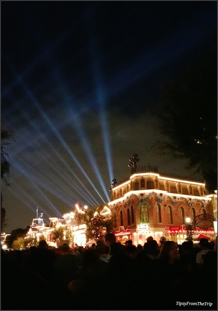 Disneyland California  at night 