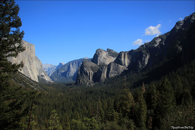 Yosemite's popular attractions: Tunnel View