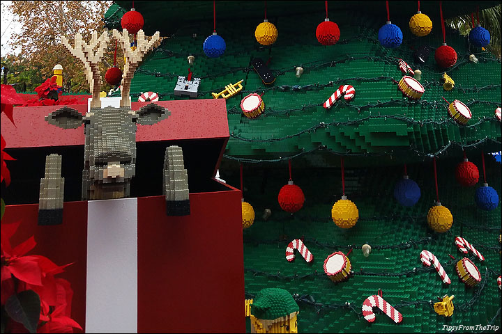 Holiday exhibit at Legoland, California, Christmas, 2016