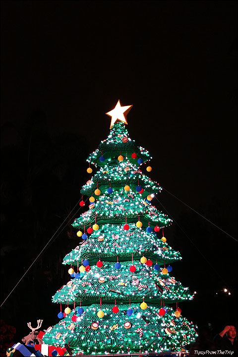 Lighted Lego Christmas Tree