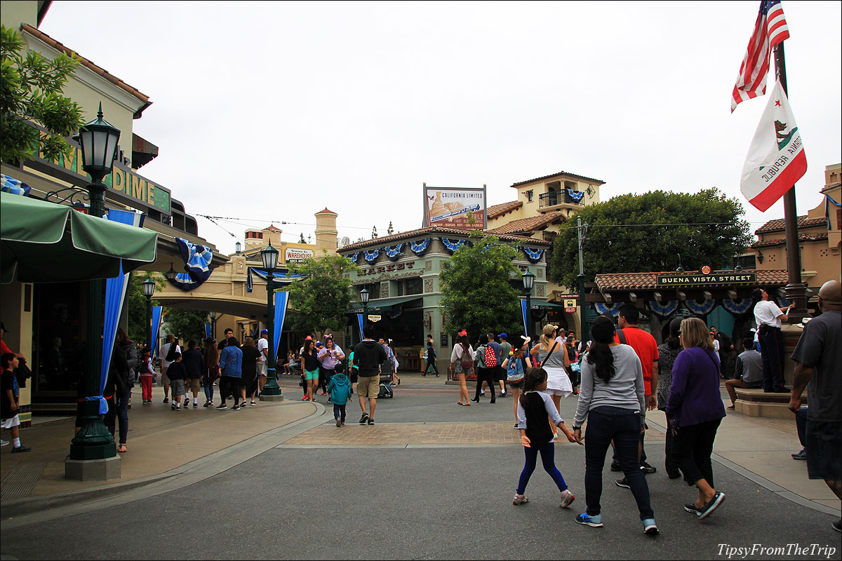 Disney California Adventure Park - Buena Vista Street.