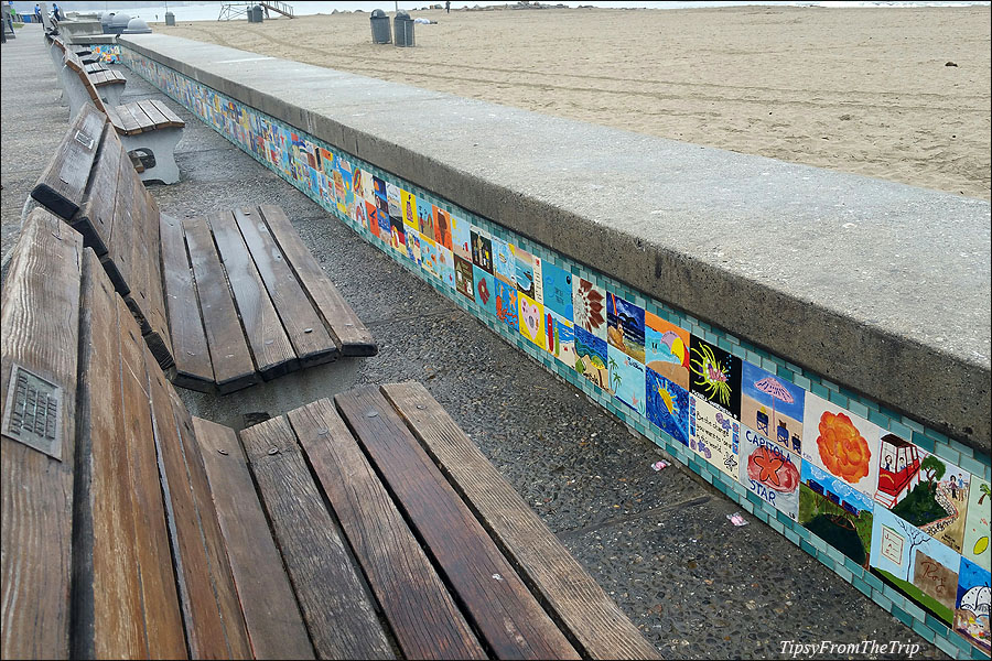 Art Tile Seawall, Capitola