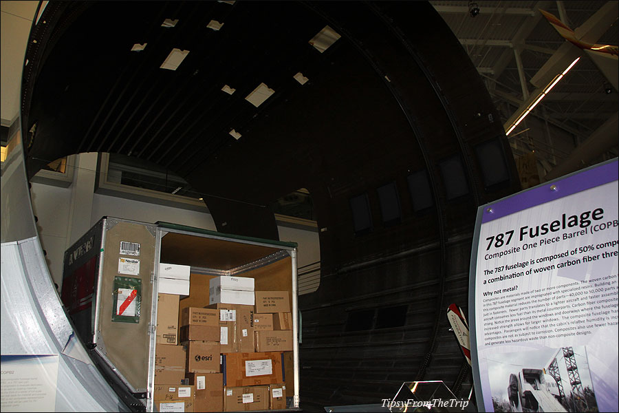 787 fuselage, Flight Aviation Center, WA