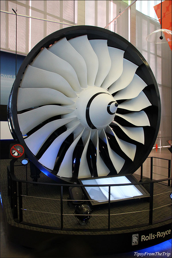 Engine exhibited at Future of Flight Aviation Center, WA