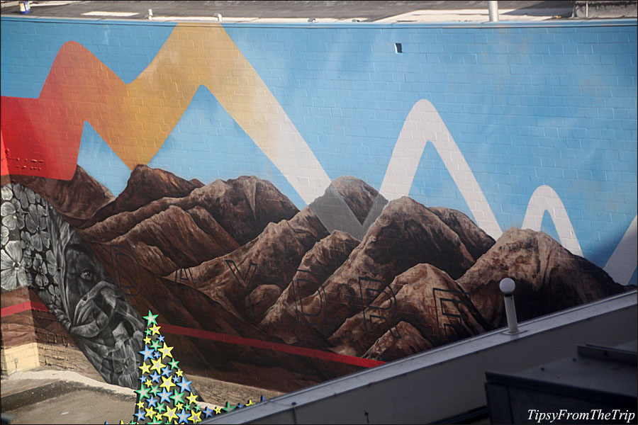 The Daydream mural at the Reno Playa Art Park