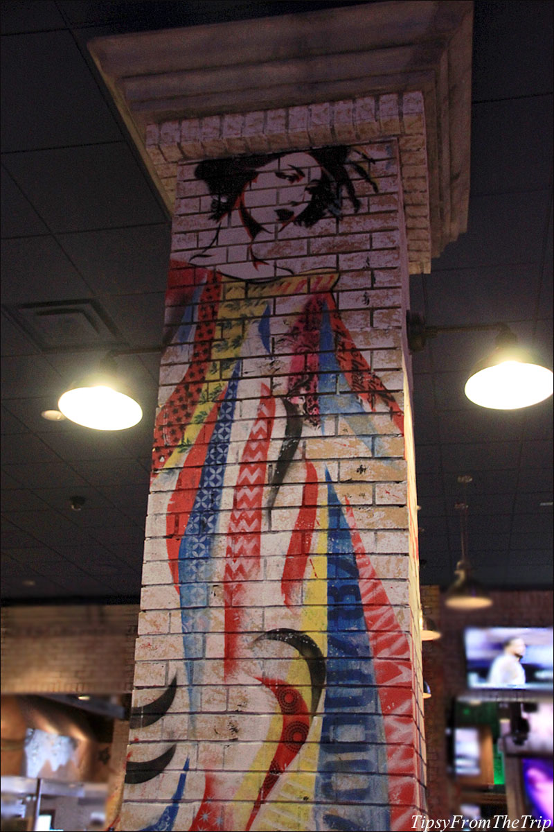 Graffiti in the Japanese restaurant in Circus Circus, Reno. 