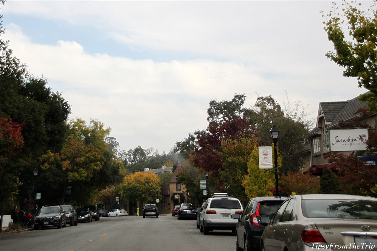 See fall color in Saratoga Village in California | Tipsy from the TRIP