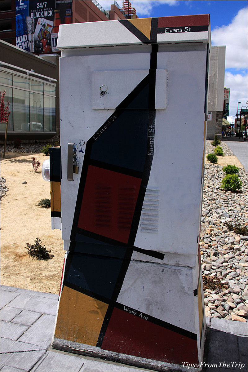 utility-box art, Reno, NV
