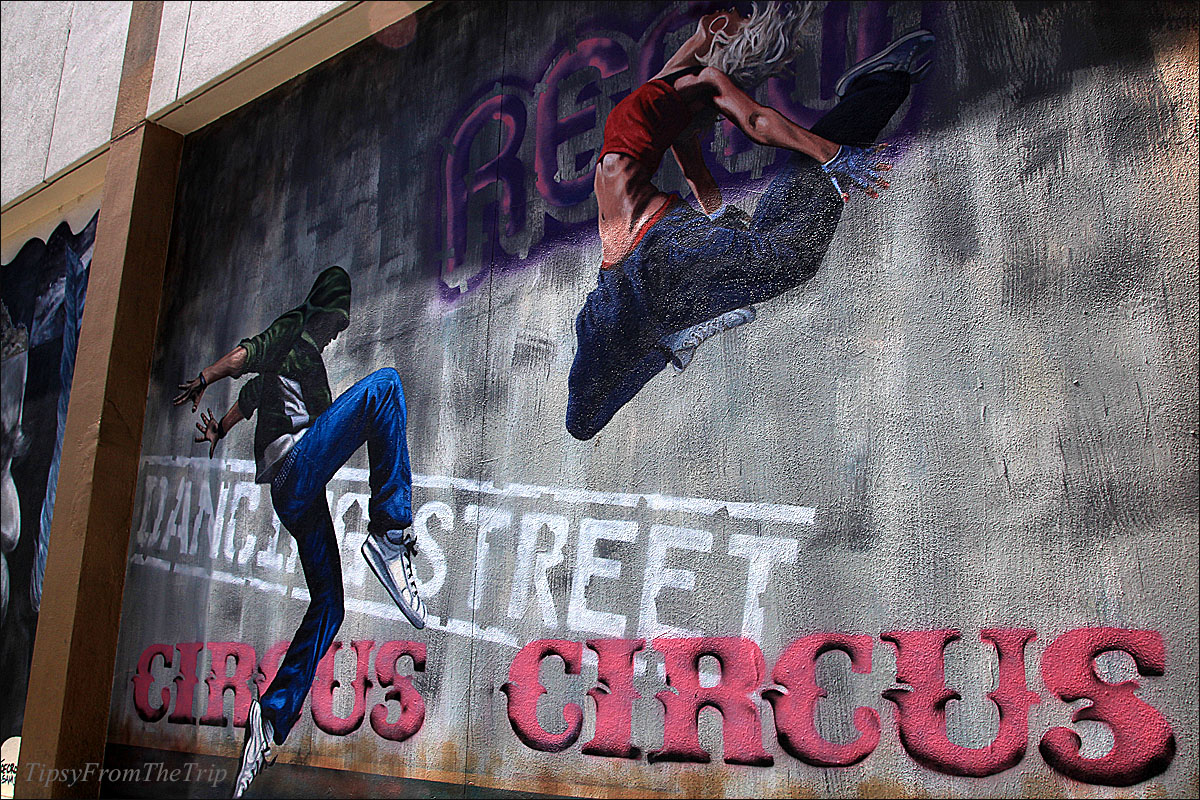 Raphael Blanco mural, Circus Circus Mural Marathon, Reno