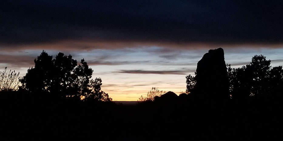 Sunset near Mather Point, Grand Canyon.