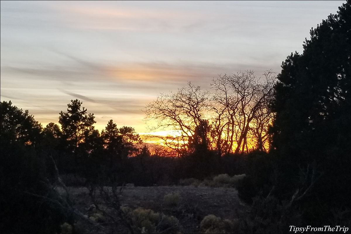 Sunset near Grand Canyon, AZ