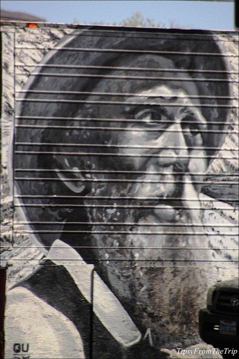 John Muir mural by Erik Burke, Reno.