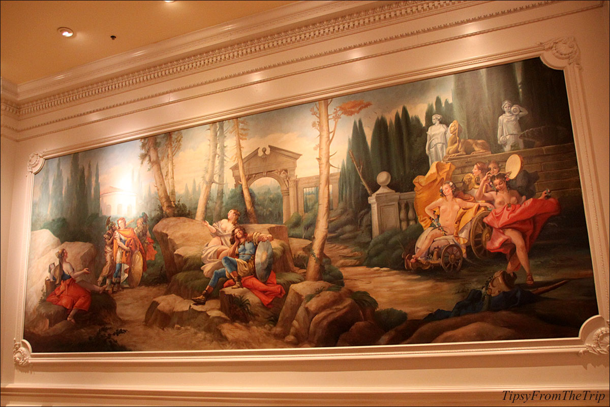 Italian paintings at The Venetian, Las Vegas.