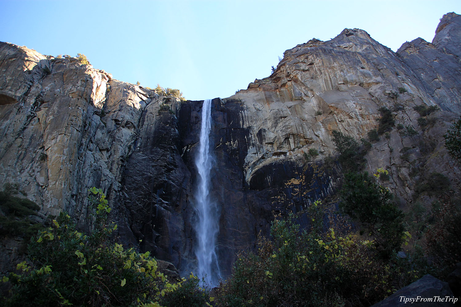 Bridal Veil Fall from Yosemite Valley