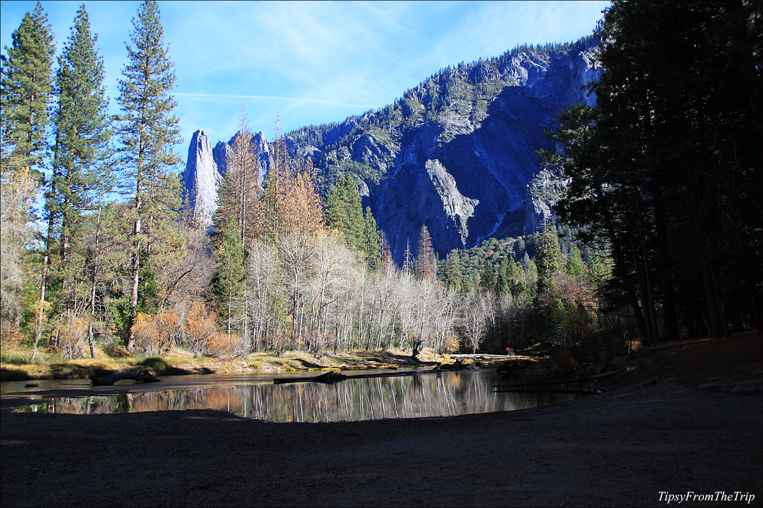 Cathedral Beach, Yosemite Valley.