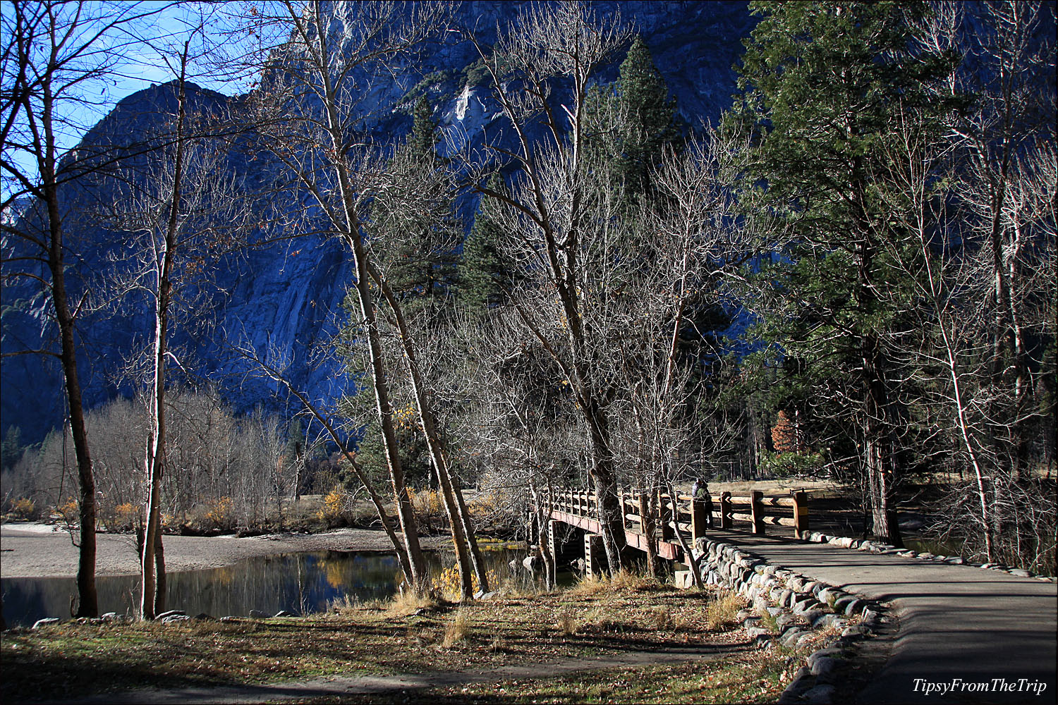 Swinging Bridge, Yosemite.