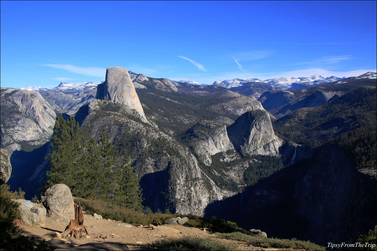 The view from Washburn Point, Yosemite.