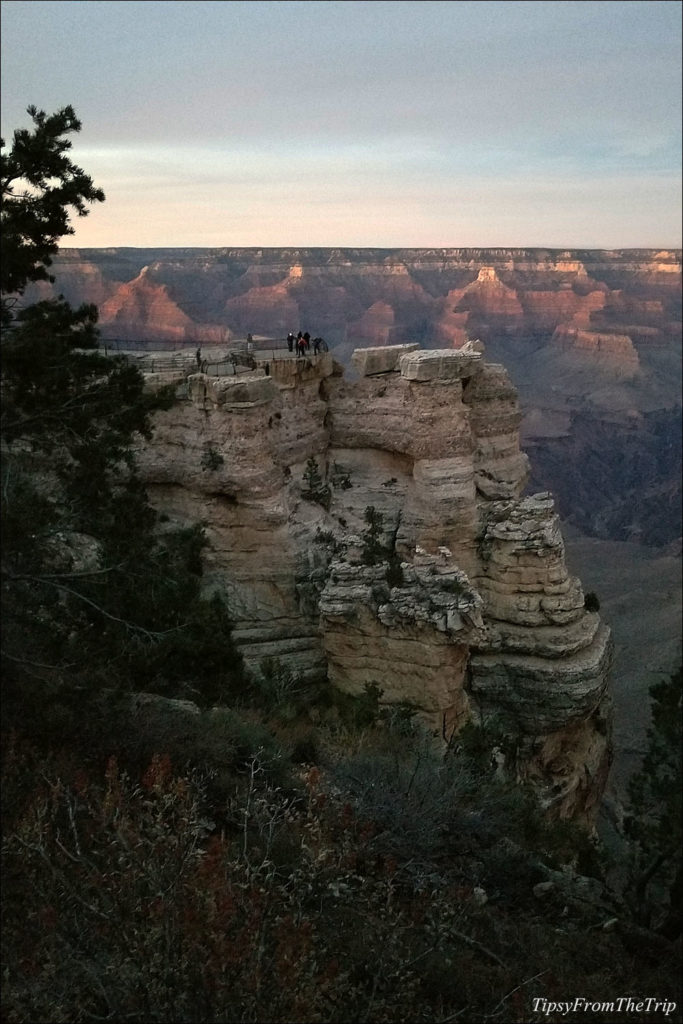 One winter evening at Mather Point 