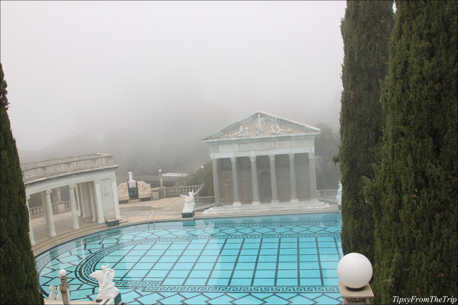 Neptune Pool and Roman Temple, Hearst Castle