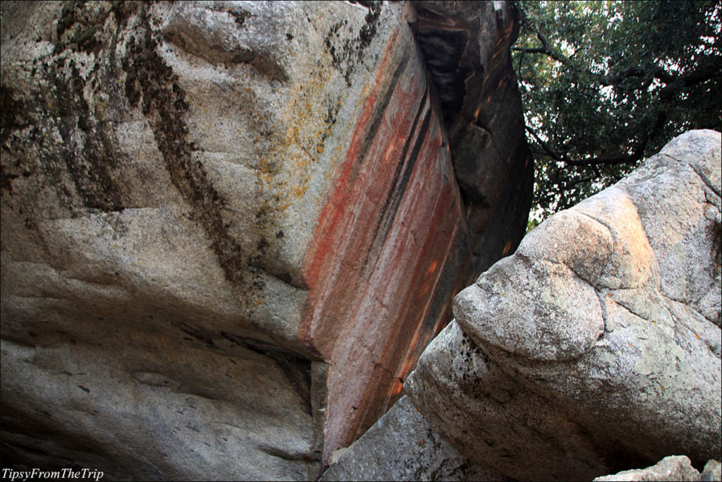 Native American Pictographs, Sequoia National Park, California