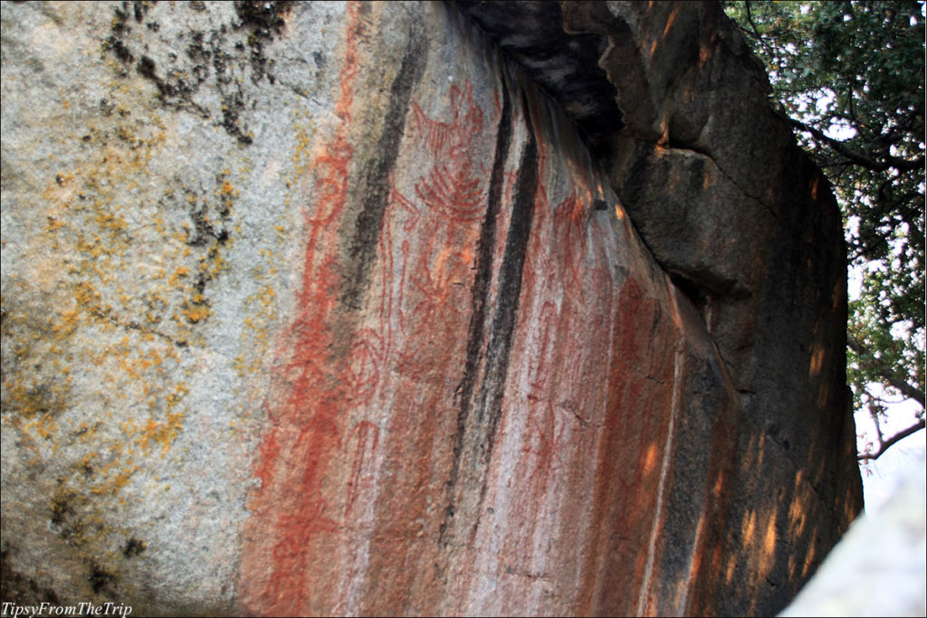 Petroglyph, Hospital Rock, Sequoia National Park. 