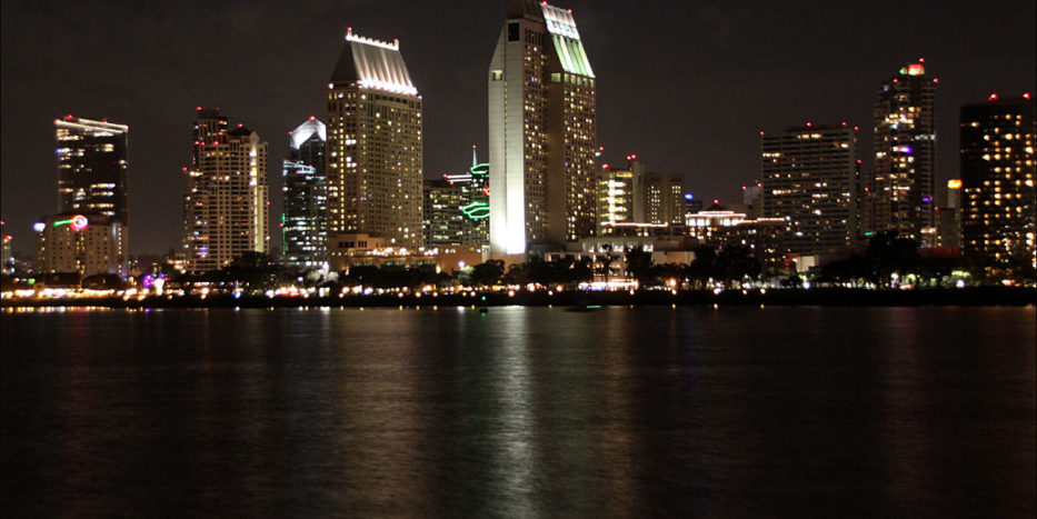 City Lights: San Diego from Coronado Island