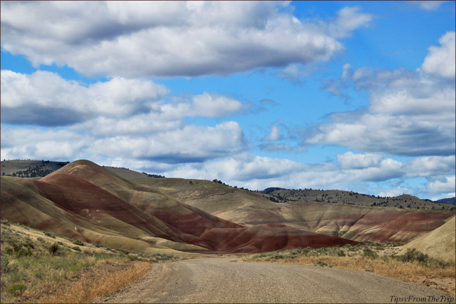 Painted landscapes near Mitchell, OR