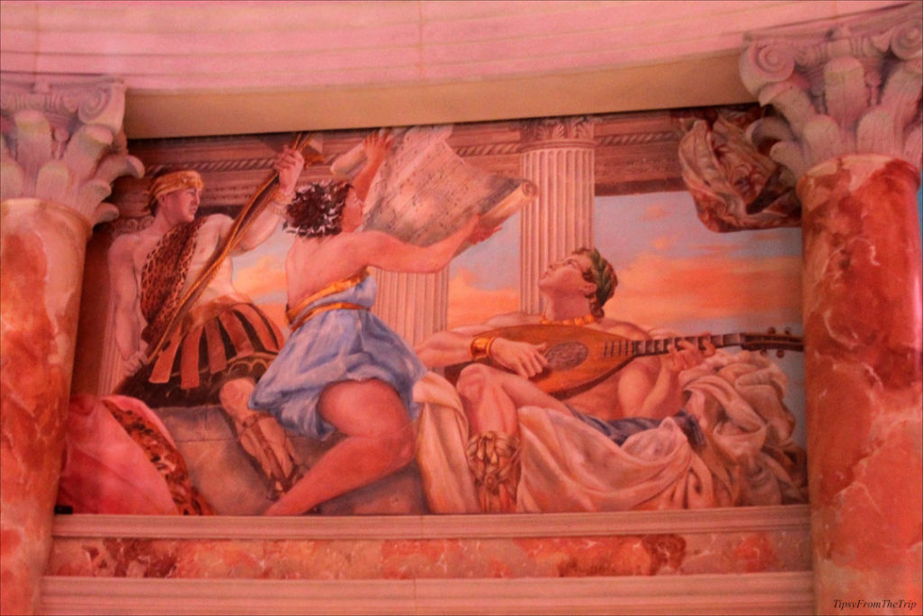 Roman Frescoes in Ceasars Palace