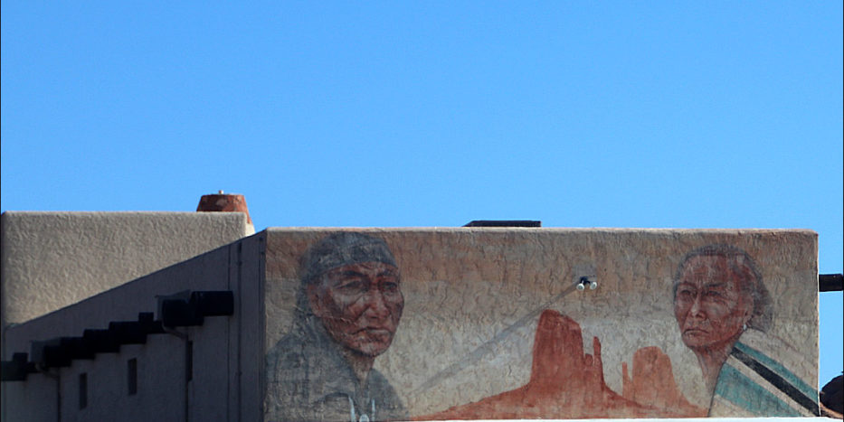 Monument Valley Mural on Big Lake Trading Post, Page, AZ