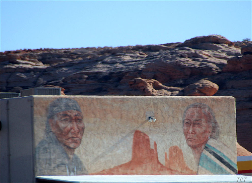 Monument Valley Mural, Big Lake Trading Post, Page, AZ