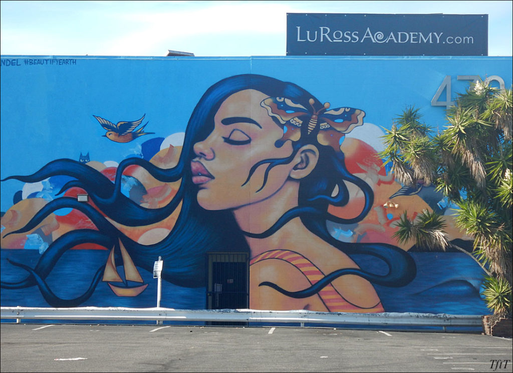 California Dreaming -- Street art from Ventura