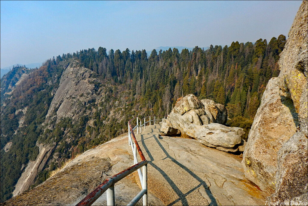 Fall Color in Sequoia National Park as seen from Moro Rock.