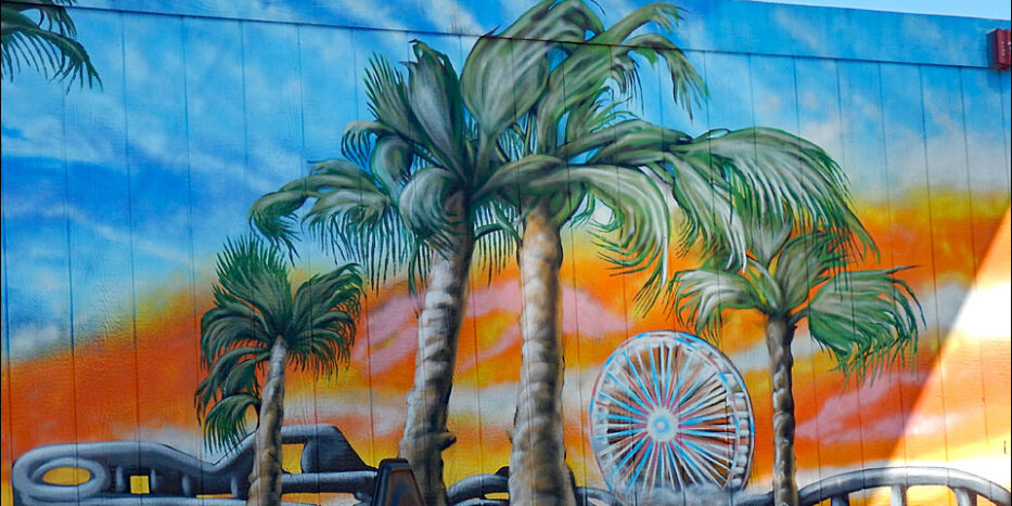 Santa Monica Pier mural