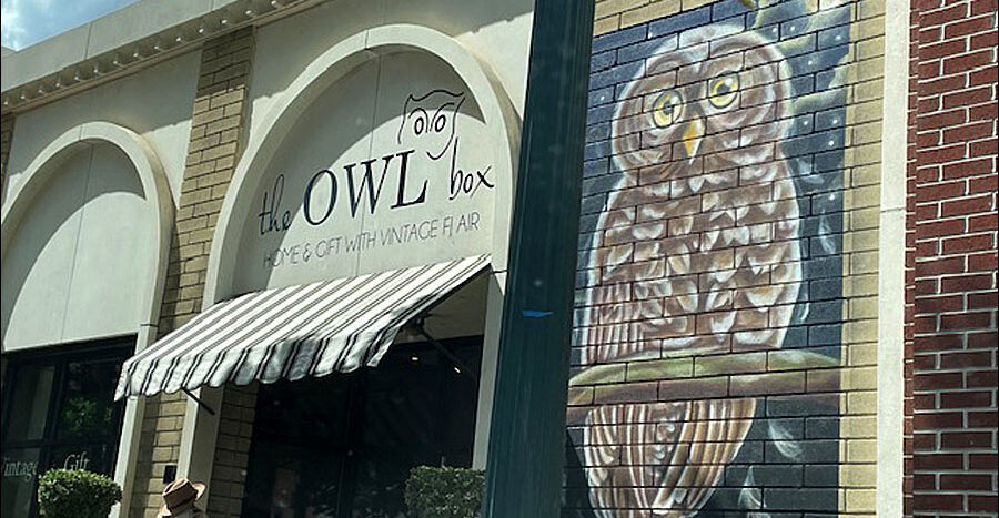 owl mural