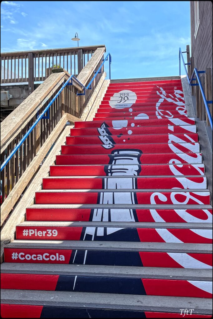 Coca Cola stairs, San Francisco, CA