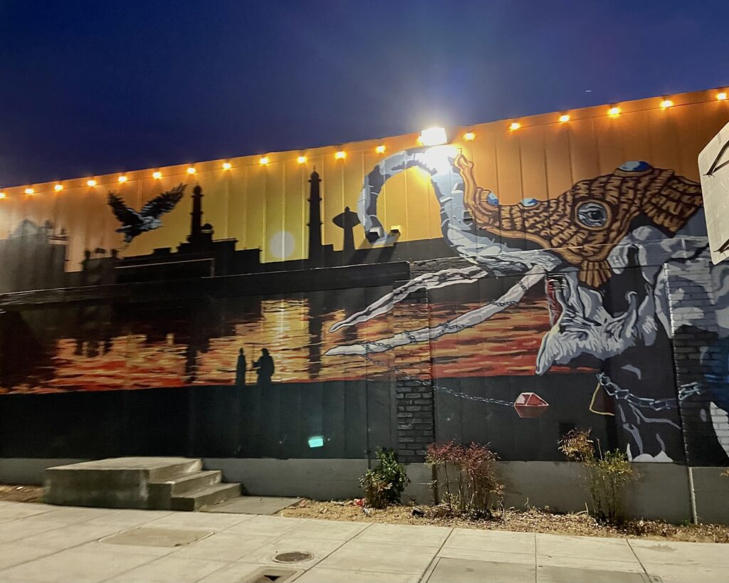Sikh History on a mural in Eureka, CA 