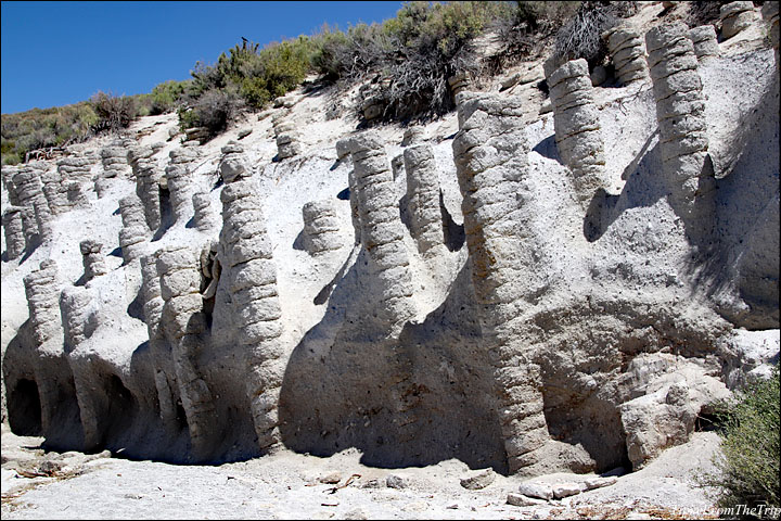 Rock formations, Eastern Sierra 