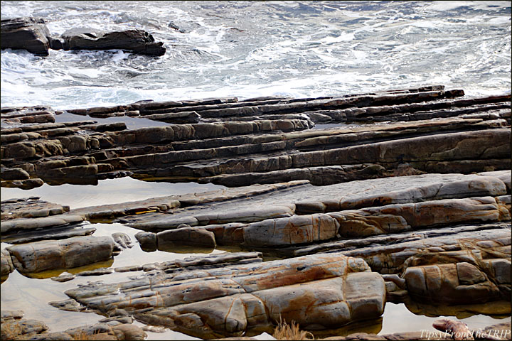 Rocks as seen from the South Shore Trail