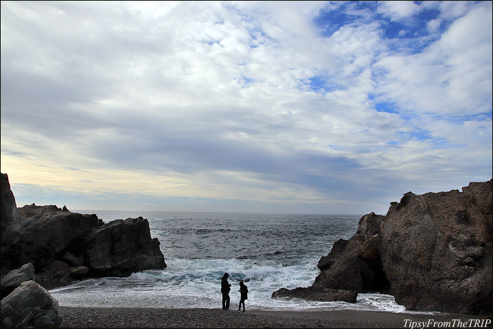 A hidden beach off South Shore Trail