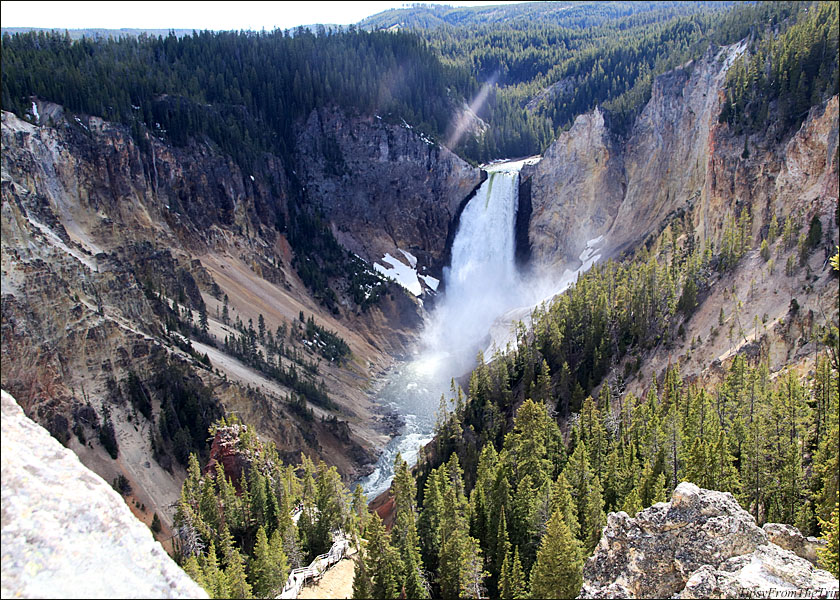 Yellowstone Falls, Yellowstone National park 