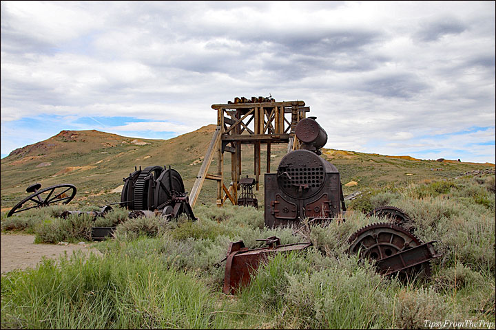 Gold Rush era town in California 