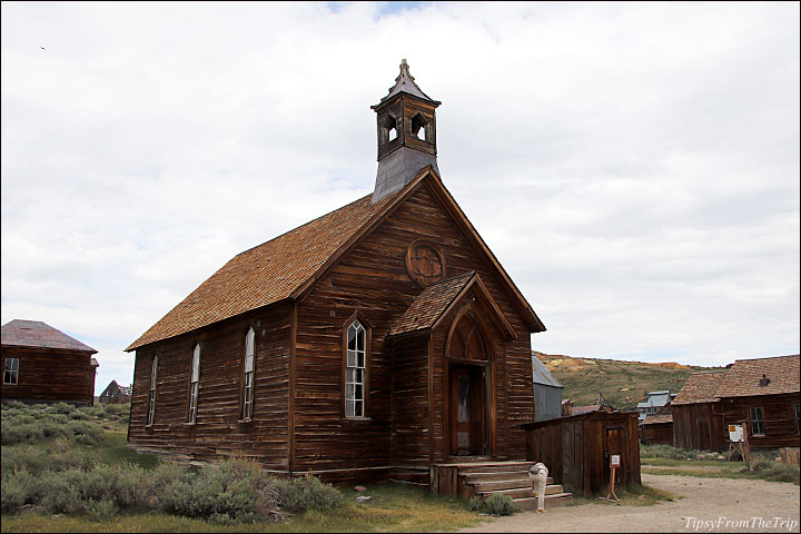 A church in Bodie -- A Gold Rush era town in California 