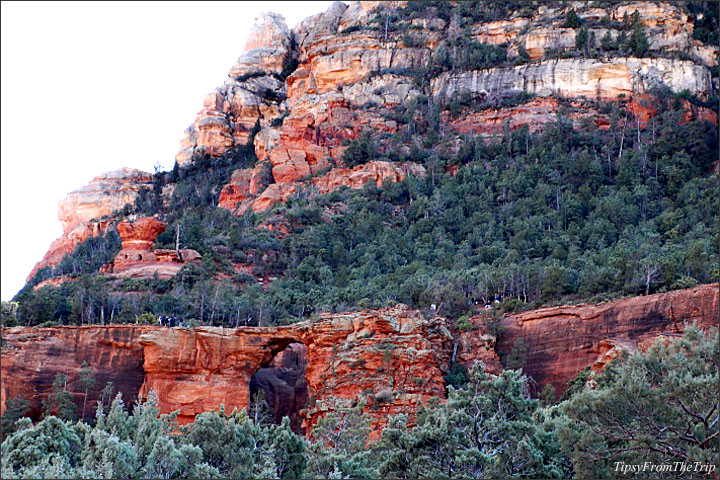 Famous Red rocks in Sedona -- Devil's Bridge