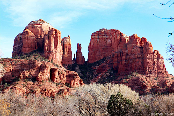 Famous Red rocks in Sedona -- Cathedral Rock