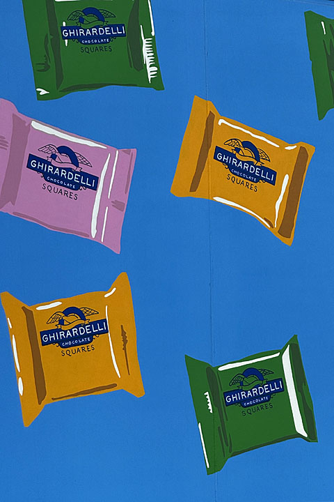 Ghirardelli Mural - Ghirardelli Squares - California 