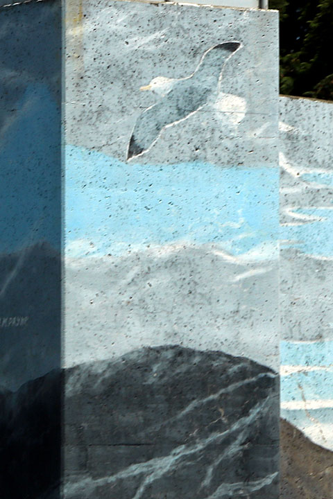 Coastal Birds, A Mural in Coastal Oregon